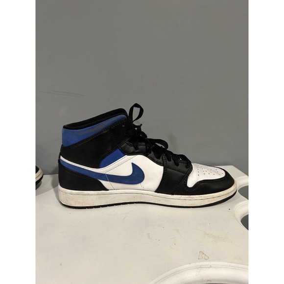 Nike Air Jordan 1 Mid Racer Blue Sz- 10.5 Pre-owned 554724-140 - Picture 2 of 9